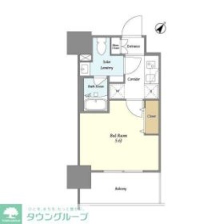 La Douceur四ツ木Eastの物件間取画像